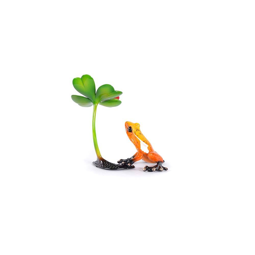 Beginners Luck Bronze Frog