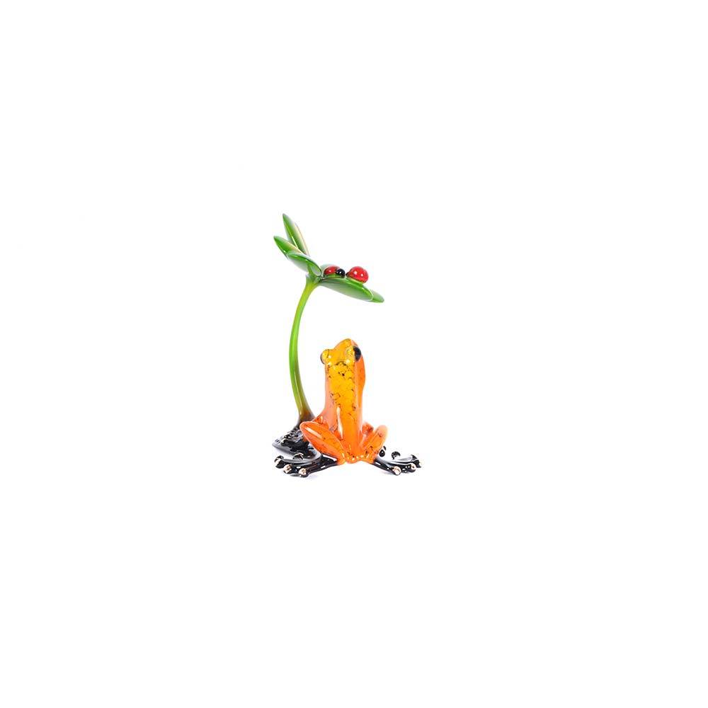 Beginners Luck Bronze Frog