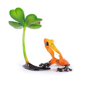 Beginners Luck Bronze Frog