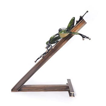 Break's Over Bronze Frog