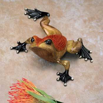 Dimples Bronze Frog