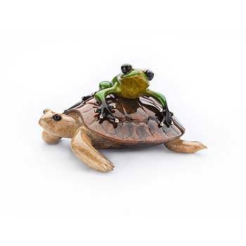 Easy Rider Bronze Frog
