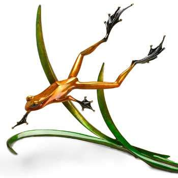 Free Spirit Bronze Frog