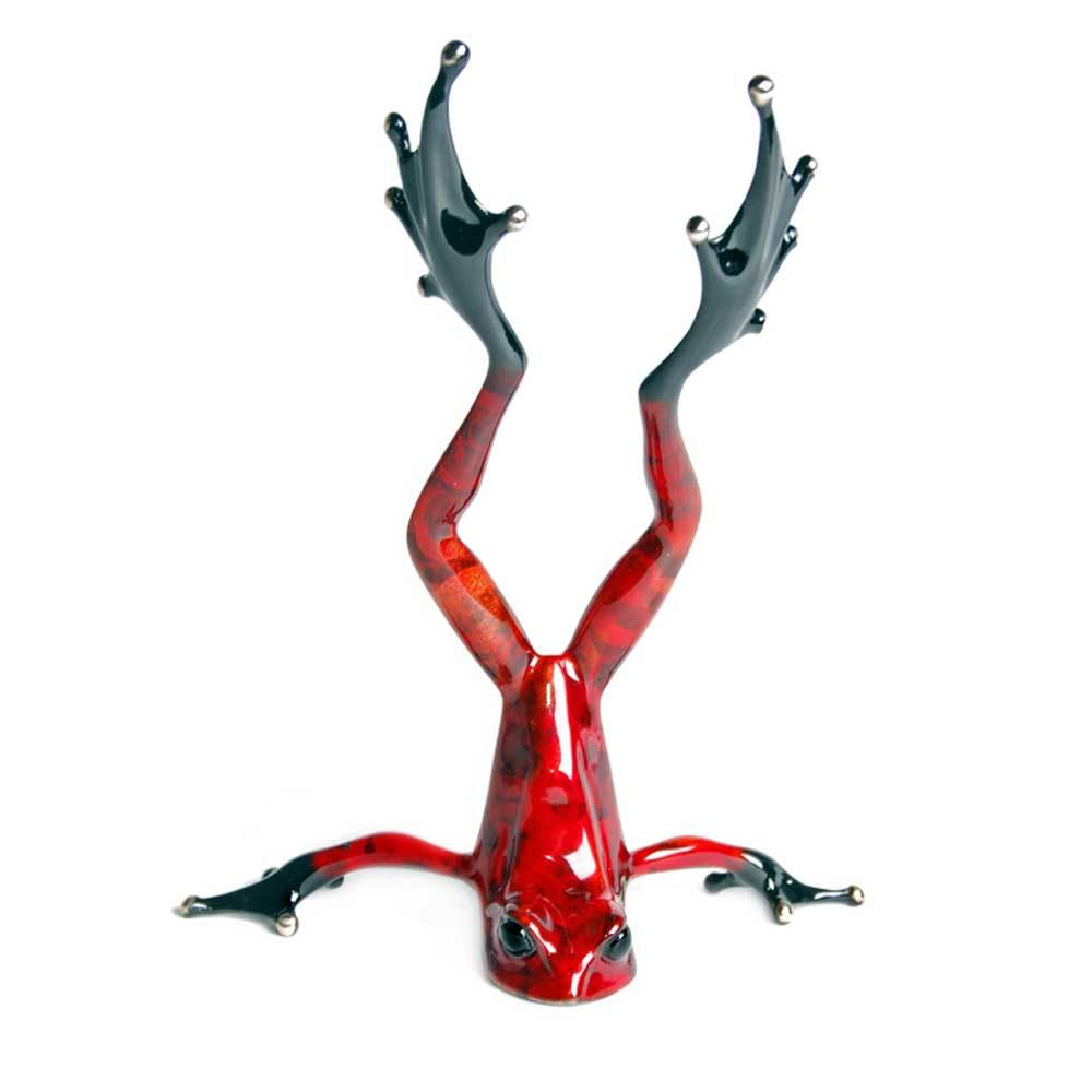 Head Over Heels Bronze Frog