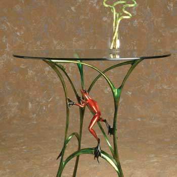 Let's do Lunch Bronze Frog