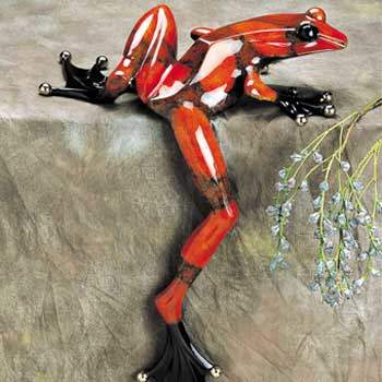 Willie Jump Bronze Frog