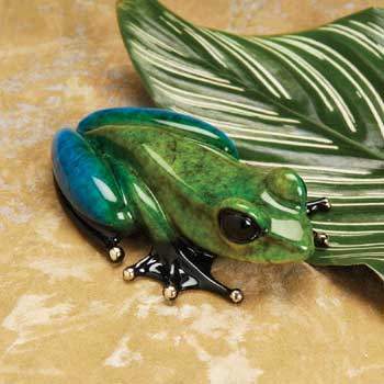 Zen Bronze Frog
