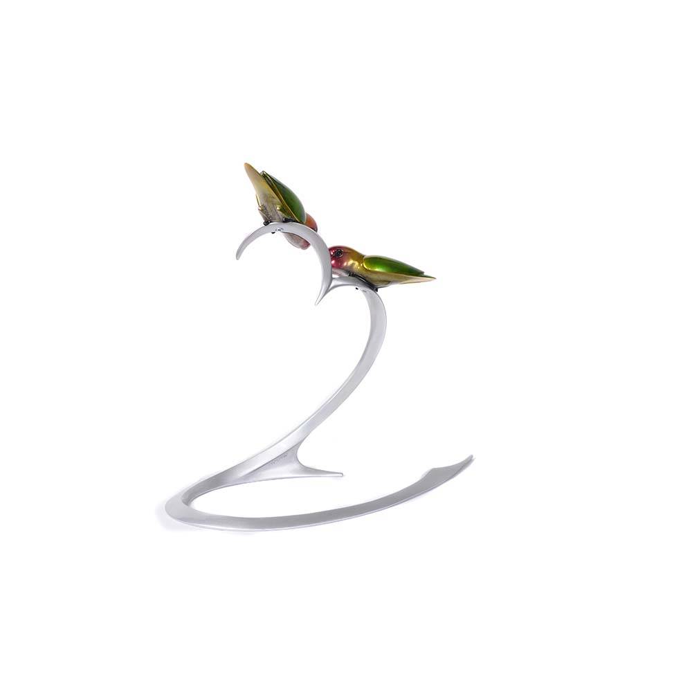 Love Birds Bronze Bird
