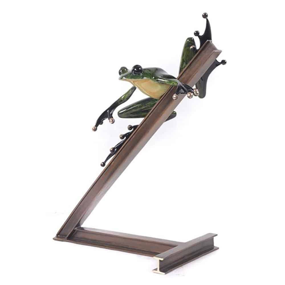Break's Over Bronze Frog