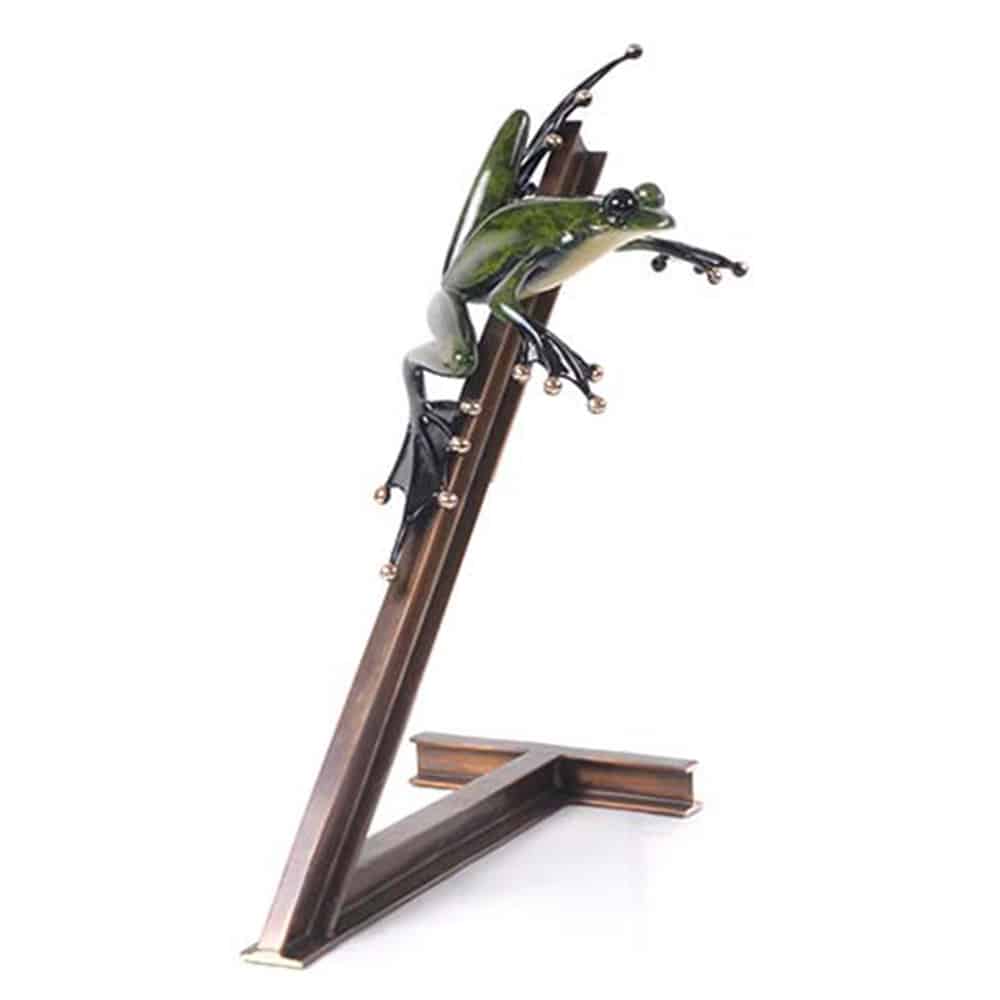 Break's Over Bronze Frog