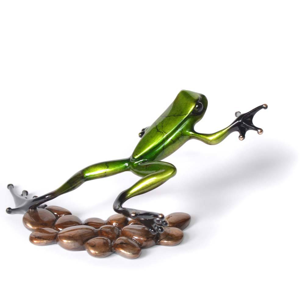 Stepping Stone Bronze Frog