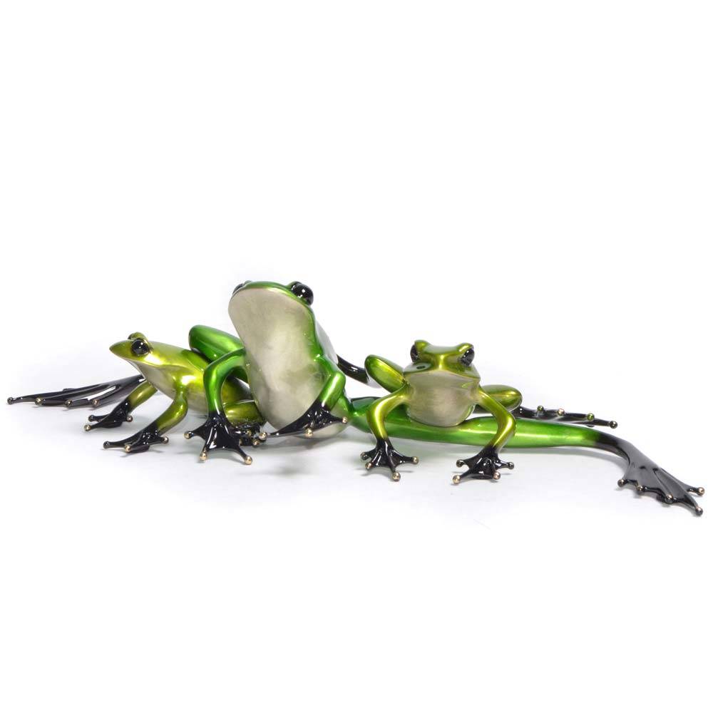Three's Company Bronze Frog