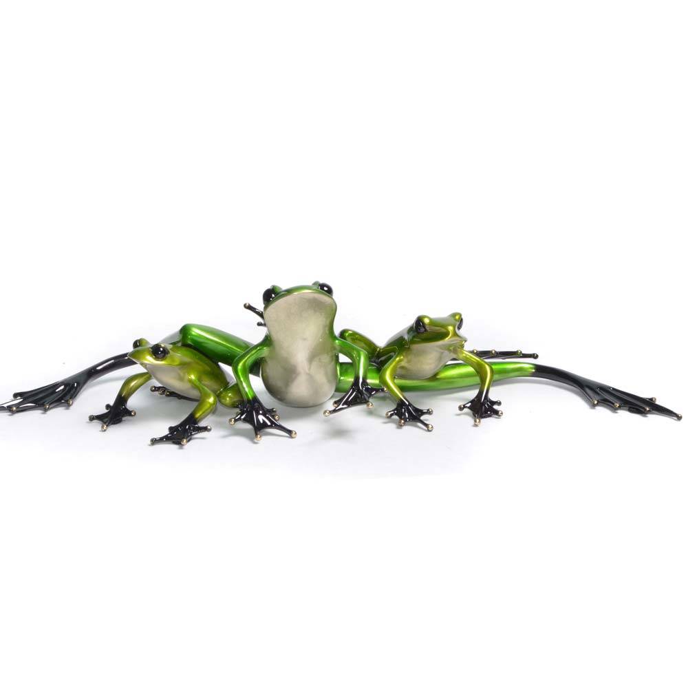Three's Company Bronze Frog
