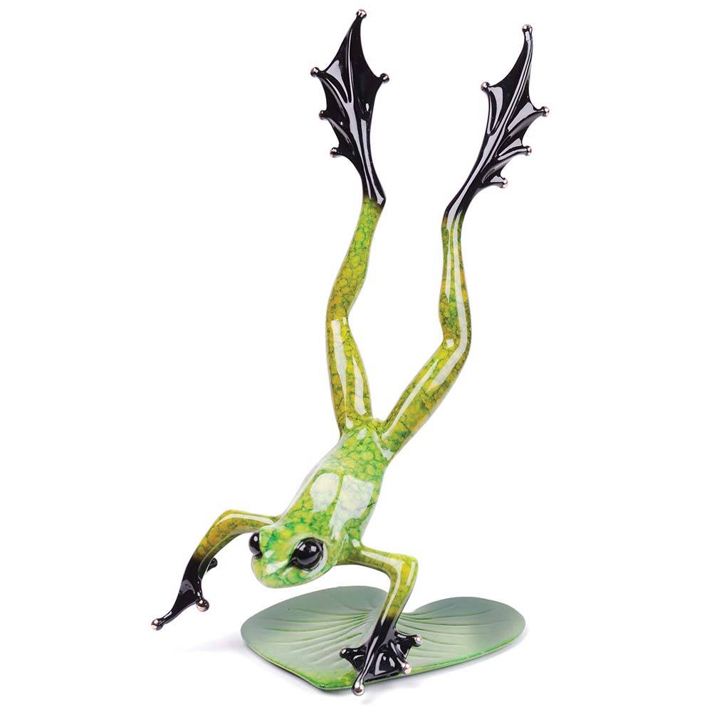 Whimsy Bronze Frog